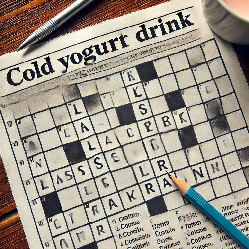Cold Yogurt Drink Crossword