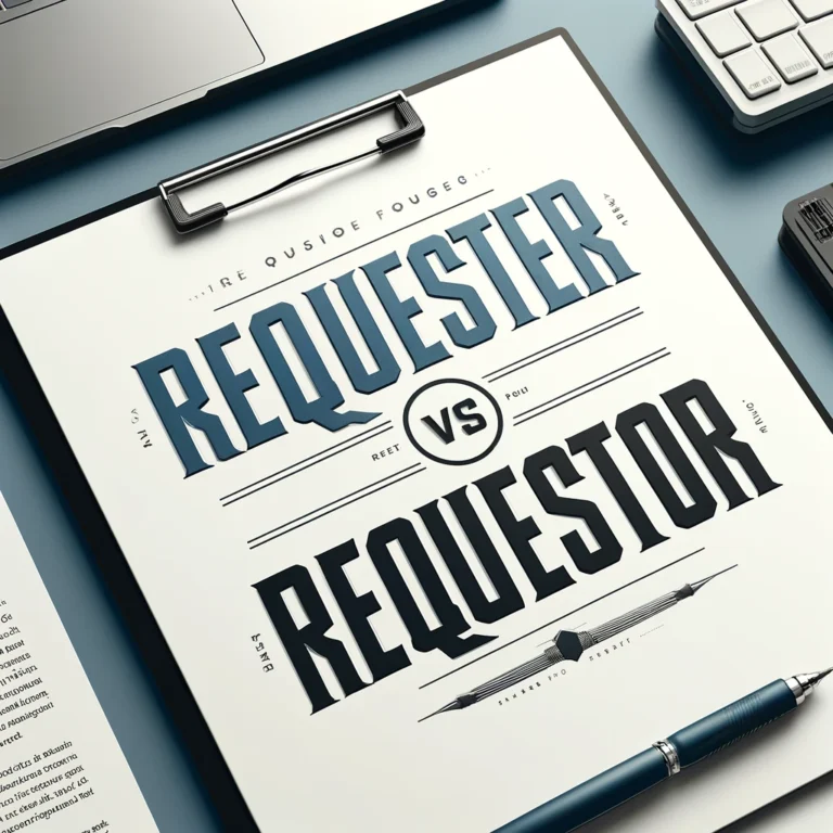 Requester vs Requestor