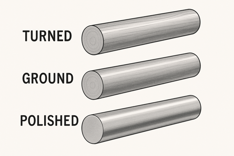 Benefits of Turned, Ground, and Polished Stainless Steel Bars